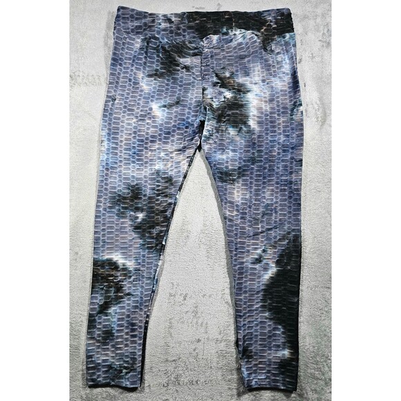 No Boundaries Juniors Scrunch Butt Leggings Tye Dye Sz XXXL (21) - Picture 3 of 10